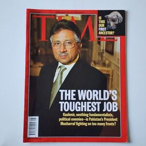 Time Magazine July 22 2002 Pervez Musharraf Pakistan President News Politics
